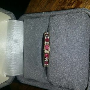 10kt gold ruby ring