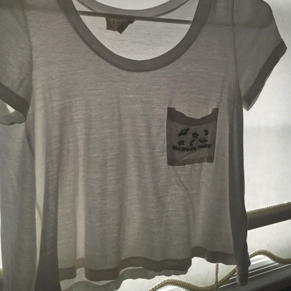 white crop top
