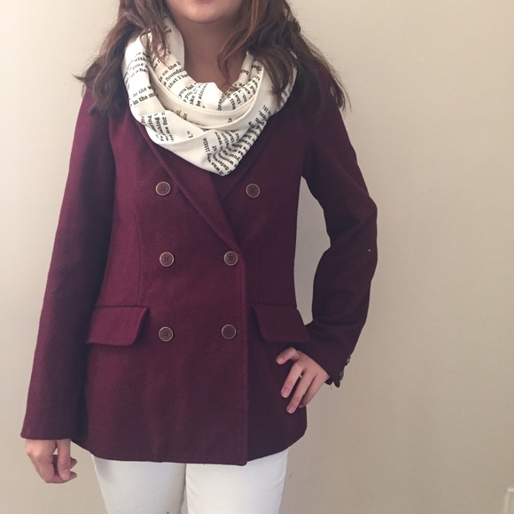 Forever 21 Jackets & Blazers - Ox blood or burgundy pea coat
