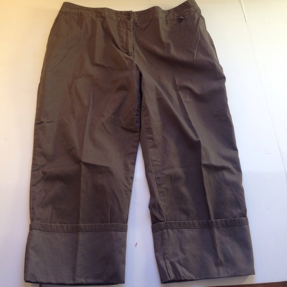 J JILL COTTON CROPS WIDE CUFF PETITE