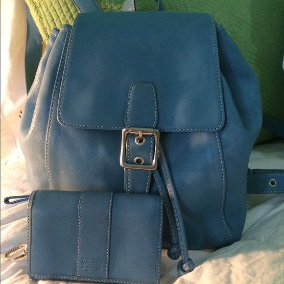 set of backpack and purse authentic coach 👛👝🎒