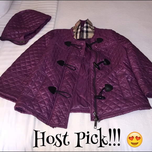 Burberry Jackets & Blazers - Authentic Burberry puffy quilted jacket with hood