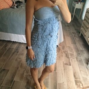 J. Crew Dresses - Blue ruffled sundress J. Crew Dresses - Blue ruffled sundress