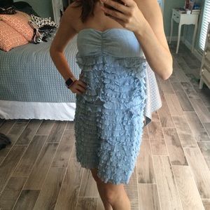 J. Crew Dresses - Blue ruffled sundress J. Crew Dresses - Blue ruffled sundress