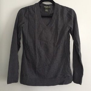 Eddie Bauer grey aweater