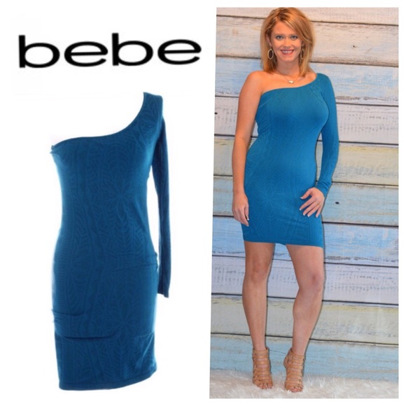 bebe Dresses & Skirts - NWT Bebe Tribal Print One Shoulder Dress