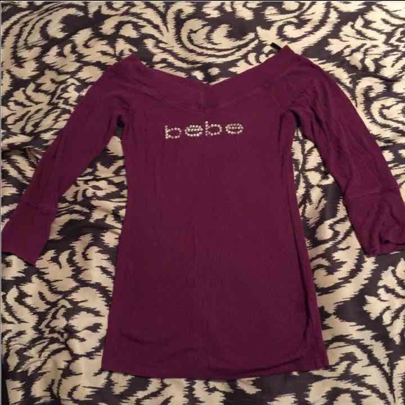 ❌Sold❌Plum colored Bebe top