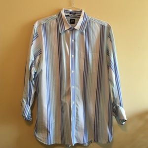 Gap, man's, longsleeve, button-down blue