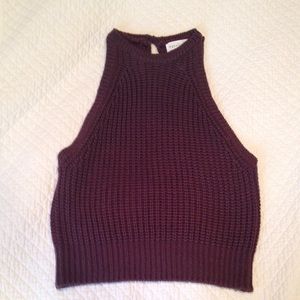 Crop sweater