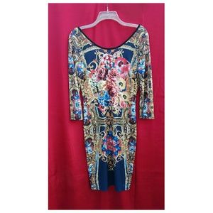 Body Con with floral design.