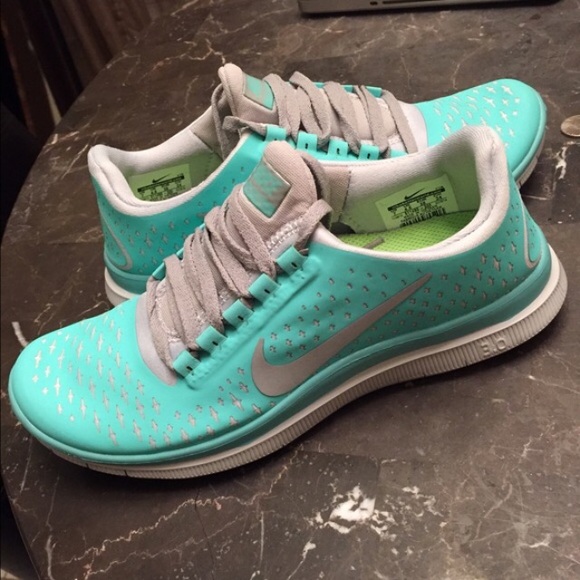 Nike Shoes - Tiffany Blue Nike Free Runs