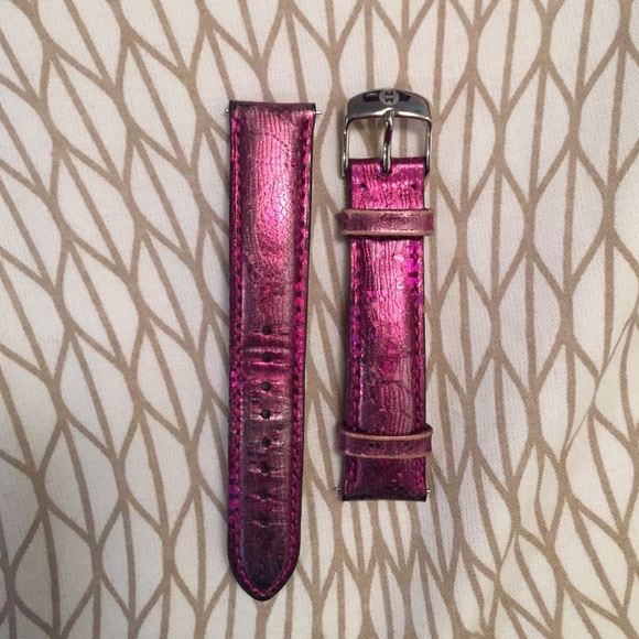 Michele Watch-Leather Strap Size 18
