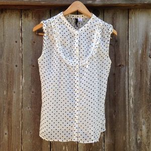 Vintage Polka dot Blouse