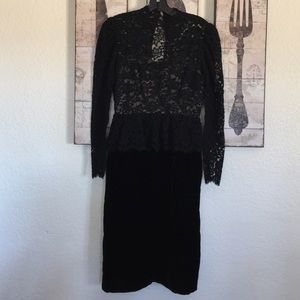 Lillie Rubin vintage lace dress