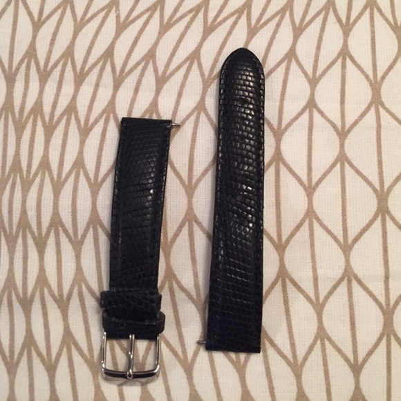 Michele Watch-Genuine Lizard Strap Size 18