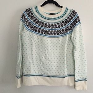 Talbots Fair Isle wool sweater