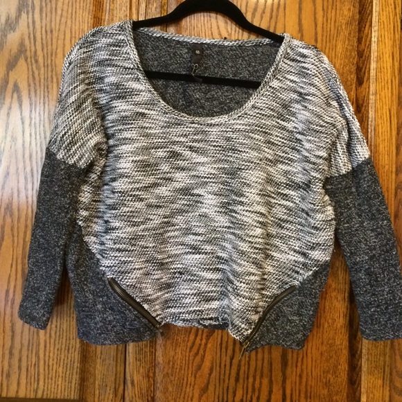Cozy Grey Marled Top