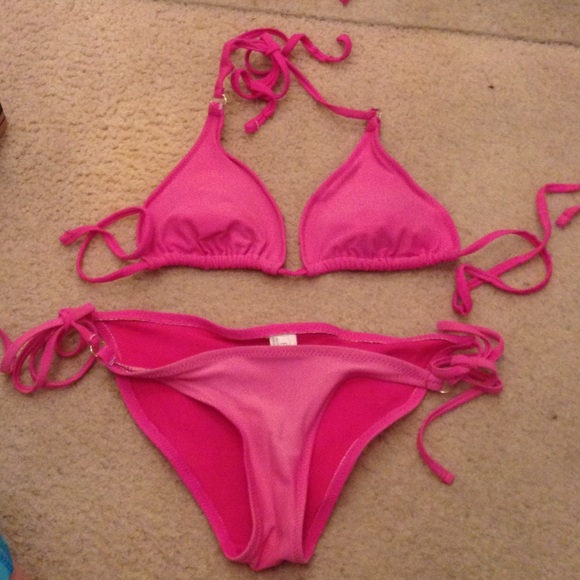 Pink bikini