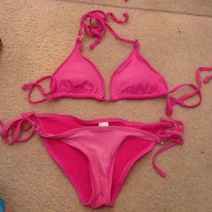 Pink bikini