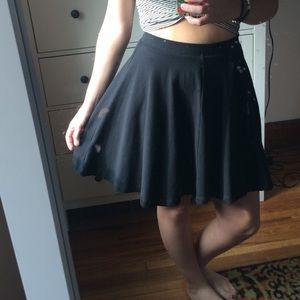 Topshop jersey skater skirt