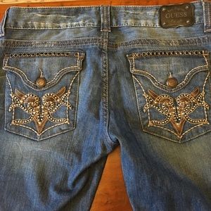 Guess blue jeans