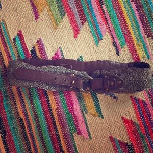 Anthropologie Beaded Belt