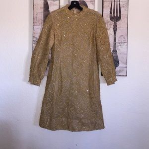 Gorgeous vintage gold dress