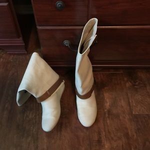Beautiful never worn beige boots. Aldo's