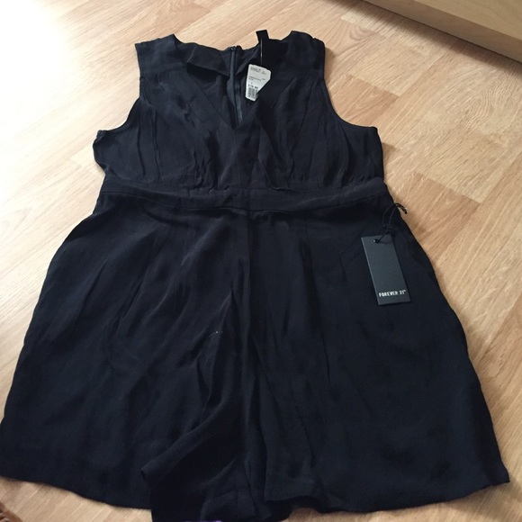 Forever21 silky short romper