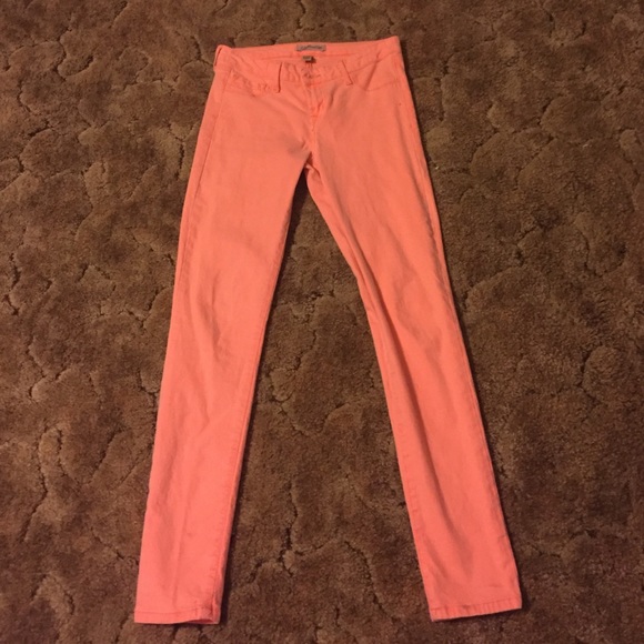 Bright Pink Skinny Jeans