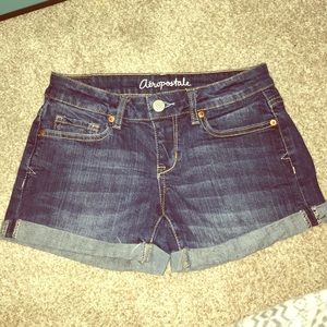 Aeropostale Midi Jean Shorts