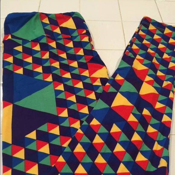 Multi Colored Buttery Soft Leggings One Size