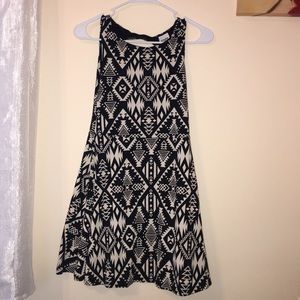 Pink Tribal Printed Dress Size Small