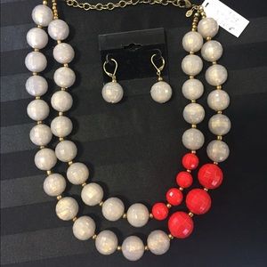 Premier Designs Color Block Necklace and Earrings