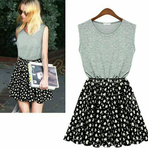 Floral Mini Sundress - Picture 1 of 3