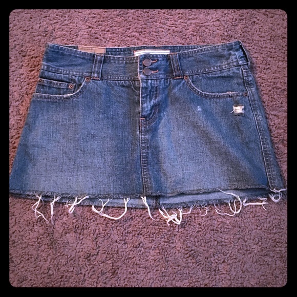 KIDS ABERCROMBIE  Blue Jean Skirt