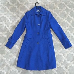 Cobalt Wool Peacoat
