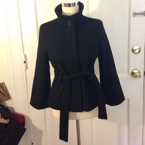 Black swing pea coat from old navy