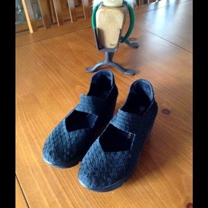 Bernie Mev Lulia Wedge shoes. Black, size 36/6