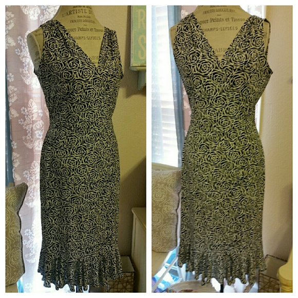 Black and white dress