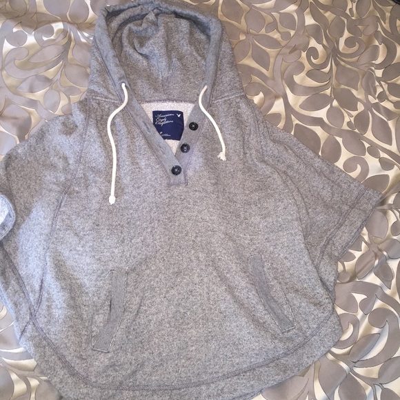 Gray Poncho
