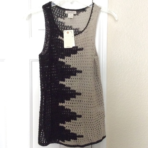 Lucky Brand Crochet Top - Picture 1 of 2