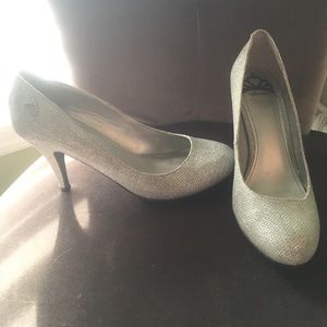 Silver heels