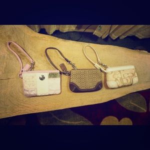 coach wristlets bundle