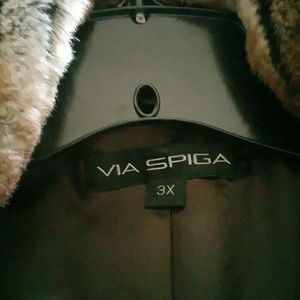 Via Spiga Jackets & Coats - Via Spiga Faux Fur Vest Plus Size Via Spiga Jackets & Coats - Via Spiga Faux Fur Vest Plus Size