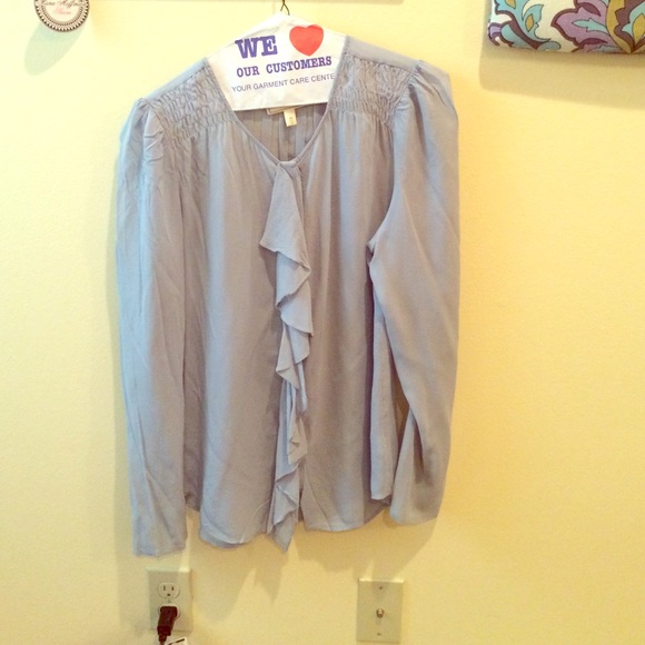 Anthropology me sheer blouse