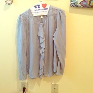 Anthropology me sheer blouse