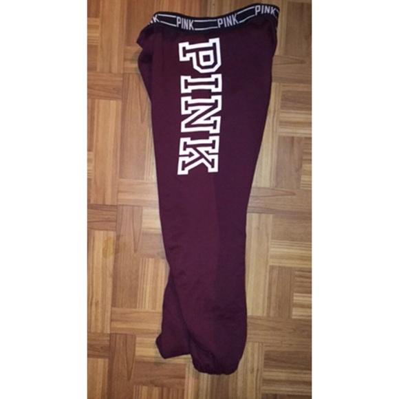 Victoria's Secret burgundy sweats
