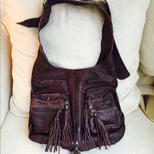 Brown Leather Crossbody Bag