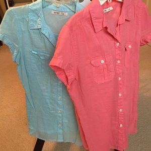 Button up shirts (set of 2)